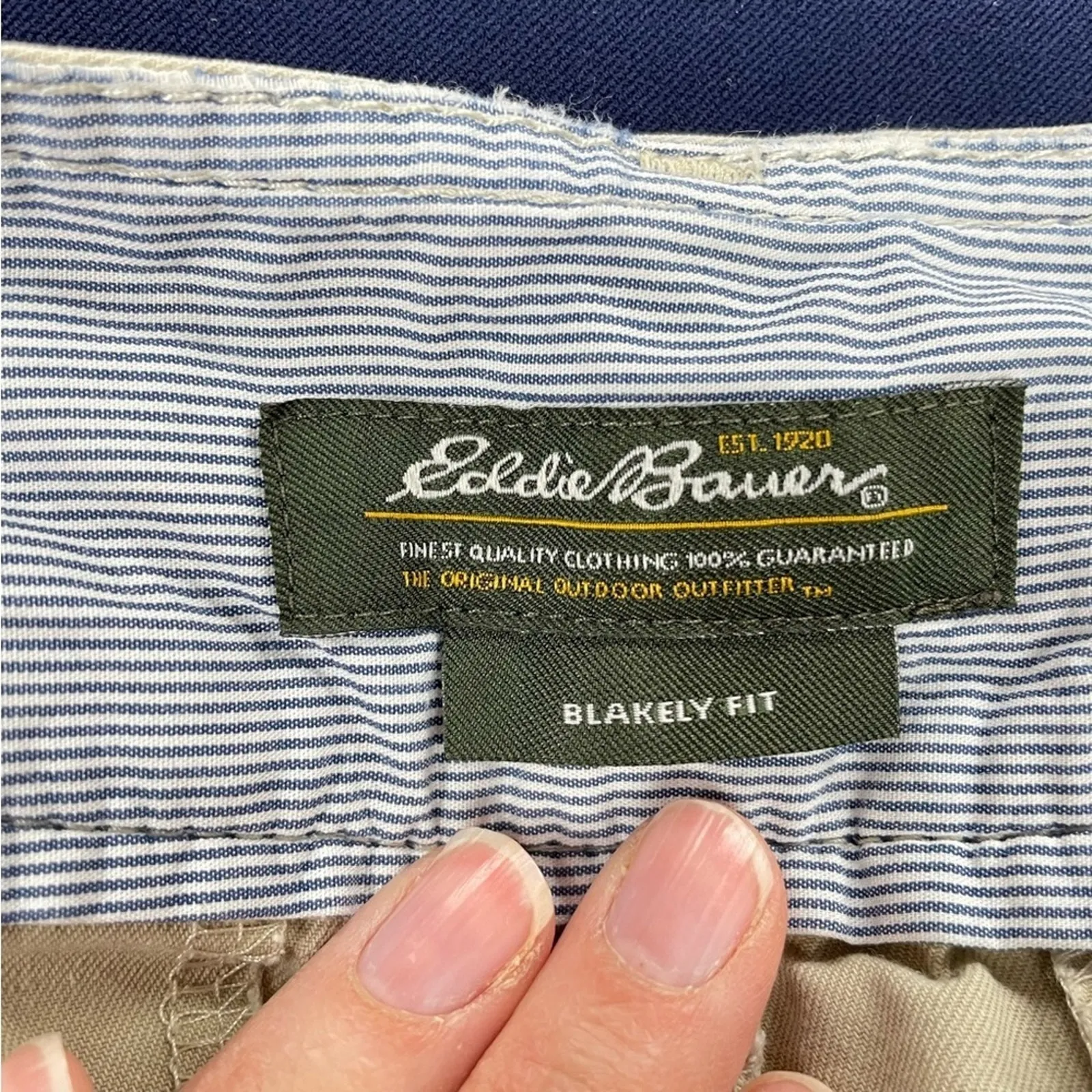 Eddie Bauer Khaki Tan Women Hiking Shorts 6 Blakely Fit Outdoor Camping Gorpcore - Image 6