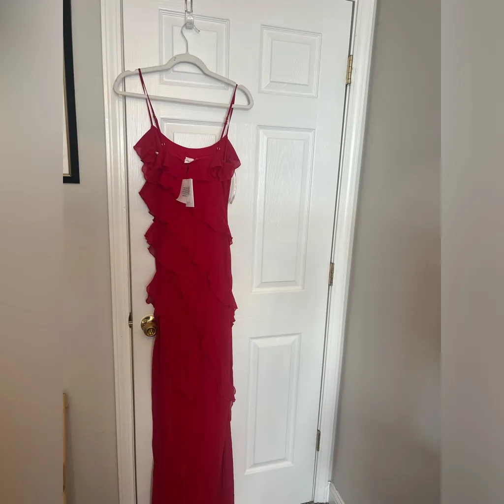 NEW Lovers and Friends Karlie Gown in Red - Image 5