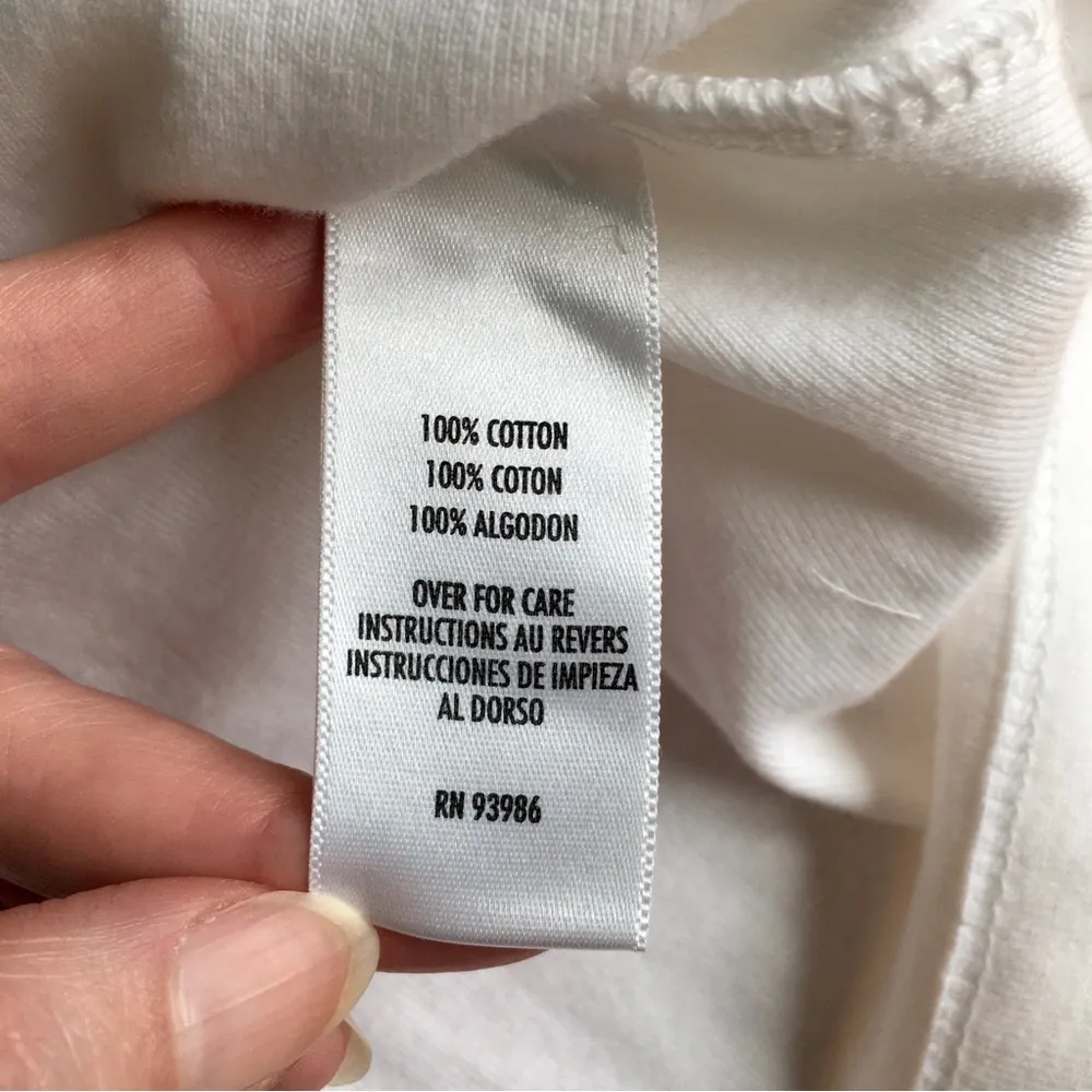 August Max Woman American Flag Rhinestone Bling Tee, White, Size X (Plus) White - Image 6