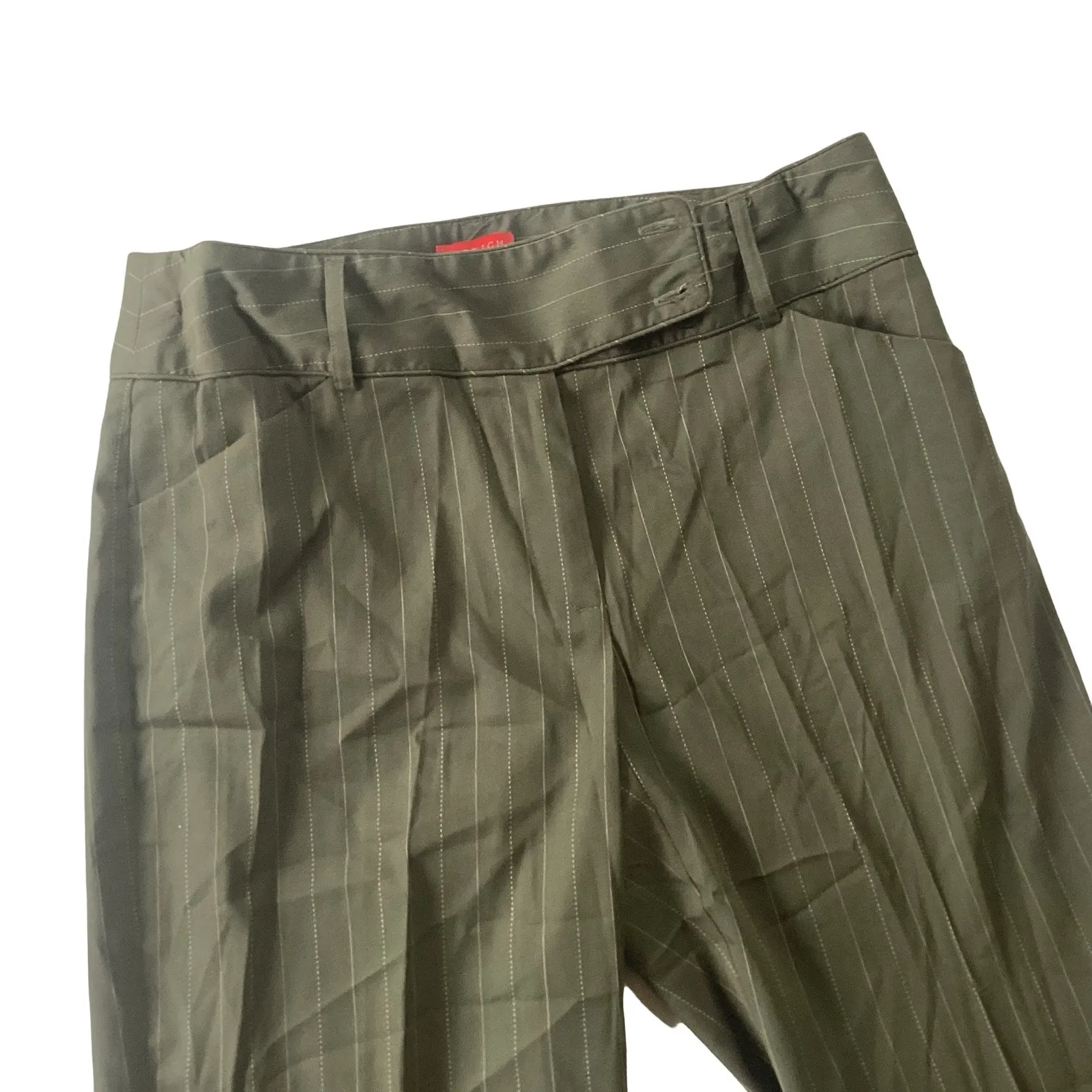 A Line Stretch Pinstripe Pants - Image 2