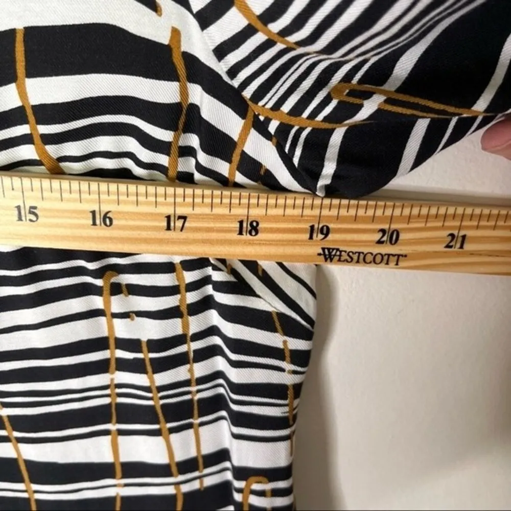 Hobbs London NWT Carla Shift Dress Women’s Size 6 Black White Mini Workwear - Image 10