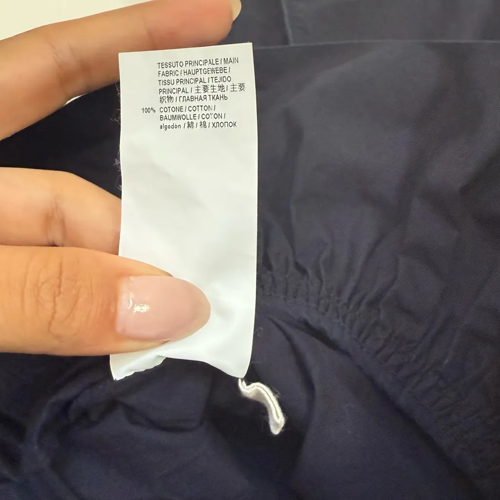 Marni cotton Navy Sleeveless Blouse Black Size 40 - Image 5