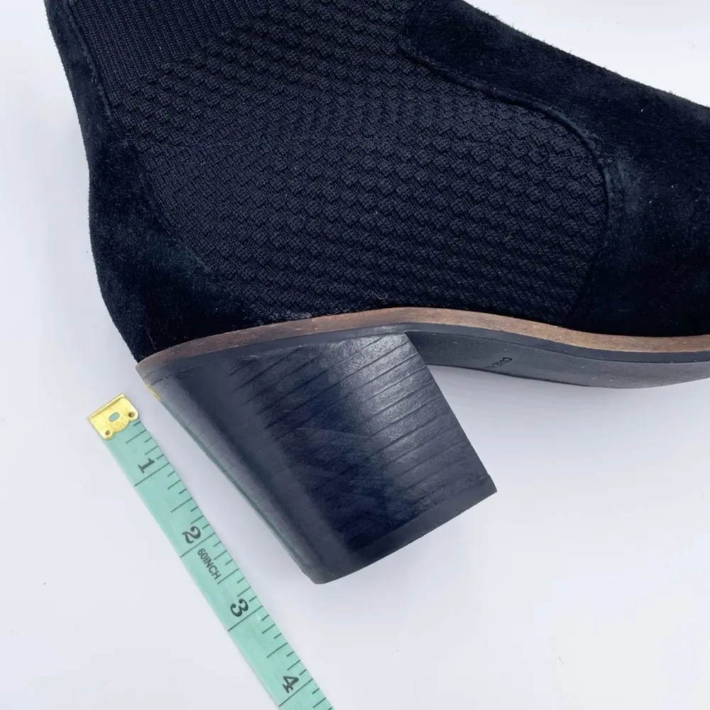 Cole Haan Grand OS Maggie Black Knit Suede Pointed Toe Ankle Boots Womens Size 9 - Image 13