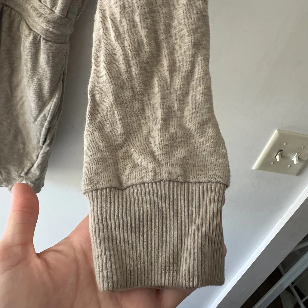 American Eagle Cozy Hooded Knit Romper Long Sleeve - Image 3