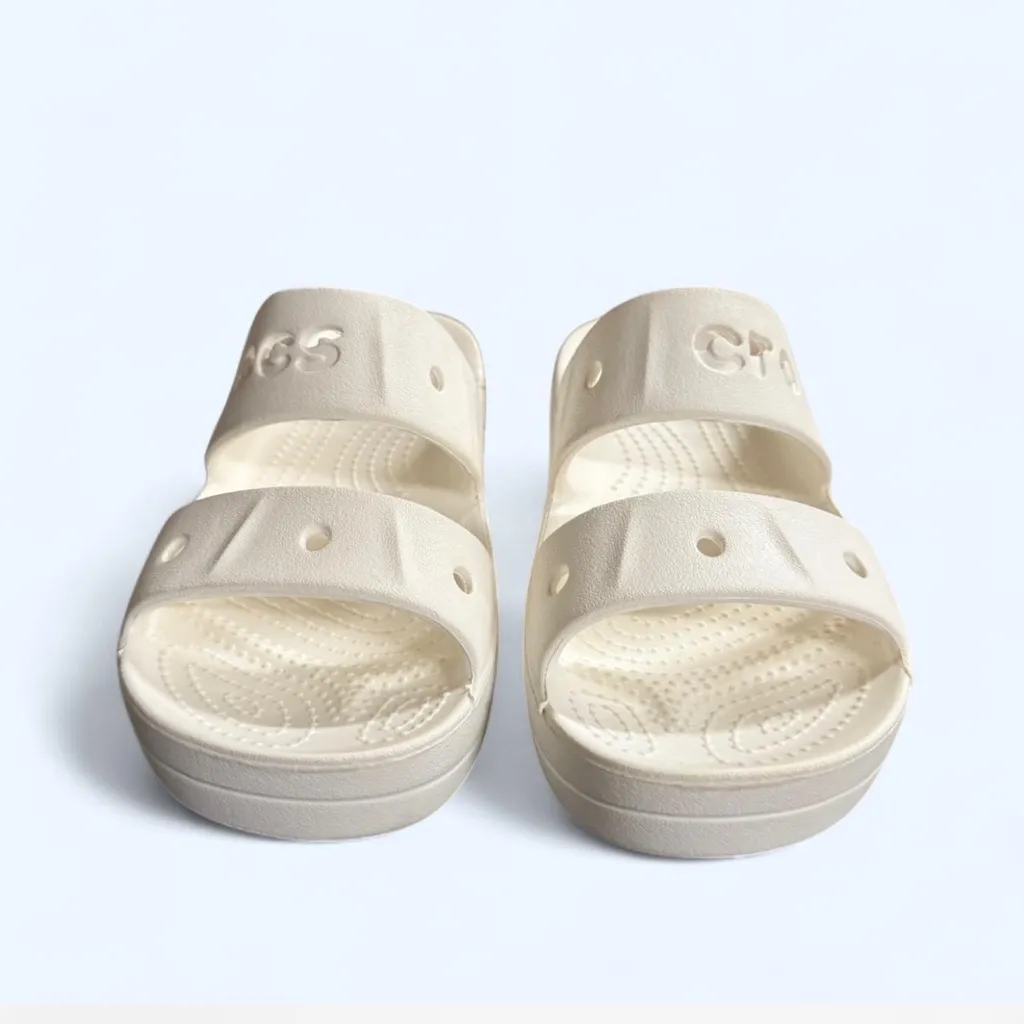 CROCS Women's Cream Slide Sandals - Image 2