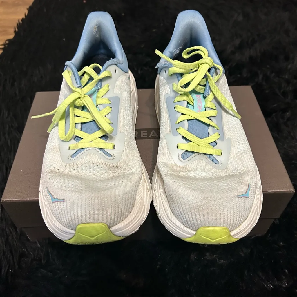 HOKA One One Arahi blue running athletic training lace up shoes sneakers sz 9 - Image 7