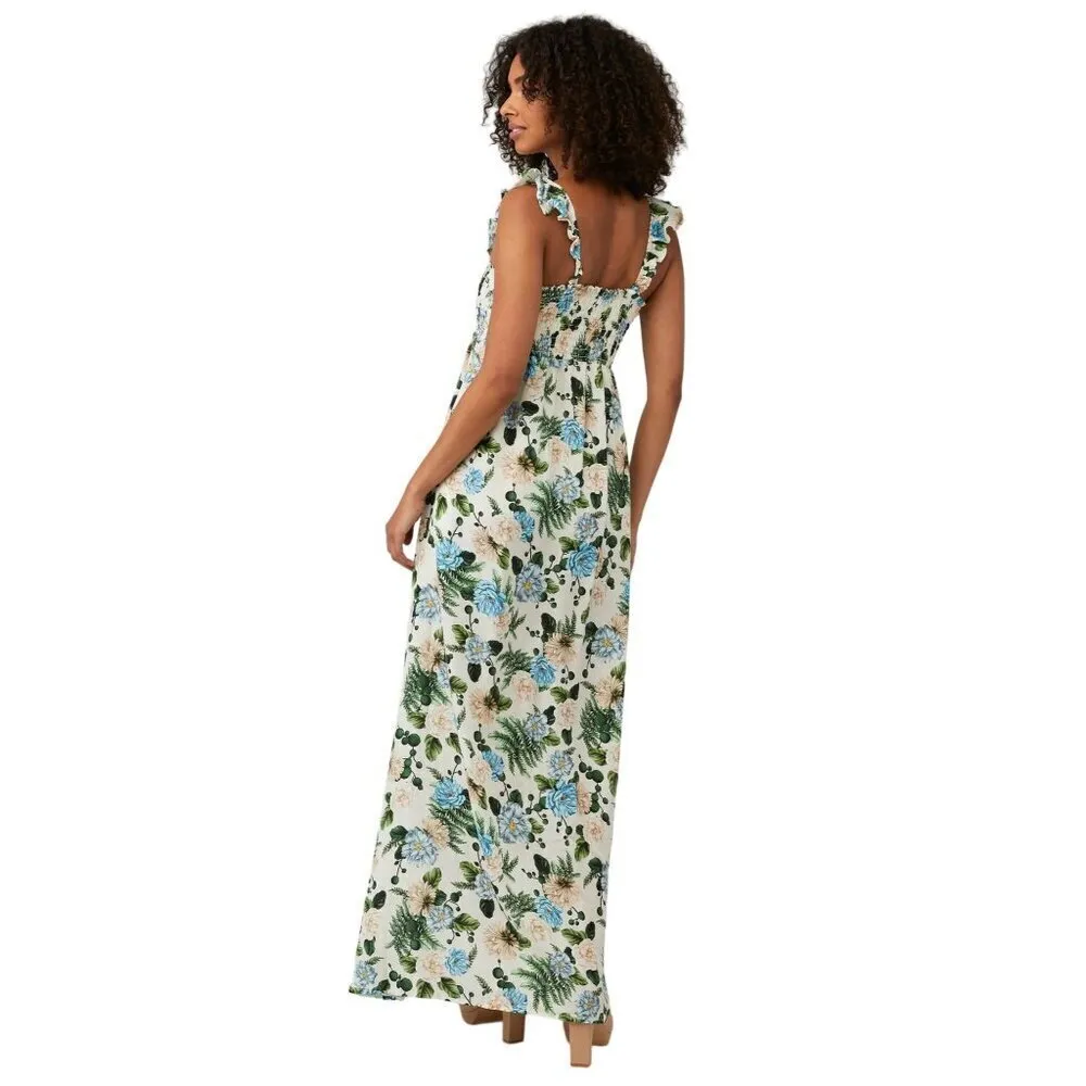 Agua Bendita Leandra Aine Dress in Ivory Medium Womens Lon Maxi Gown - Image 6