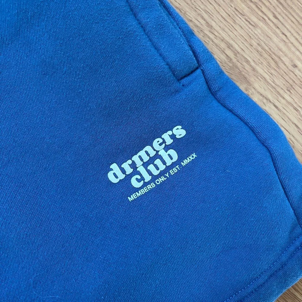 DRMERS CLUB Members Only Navy Blue Sweat Shorts Size Medium - Image 10