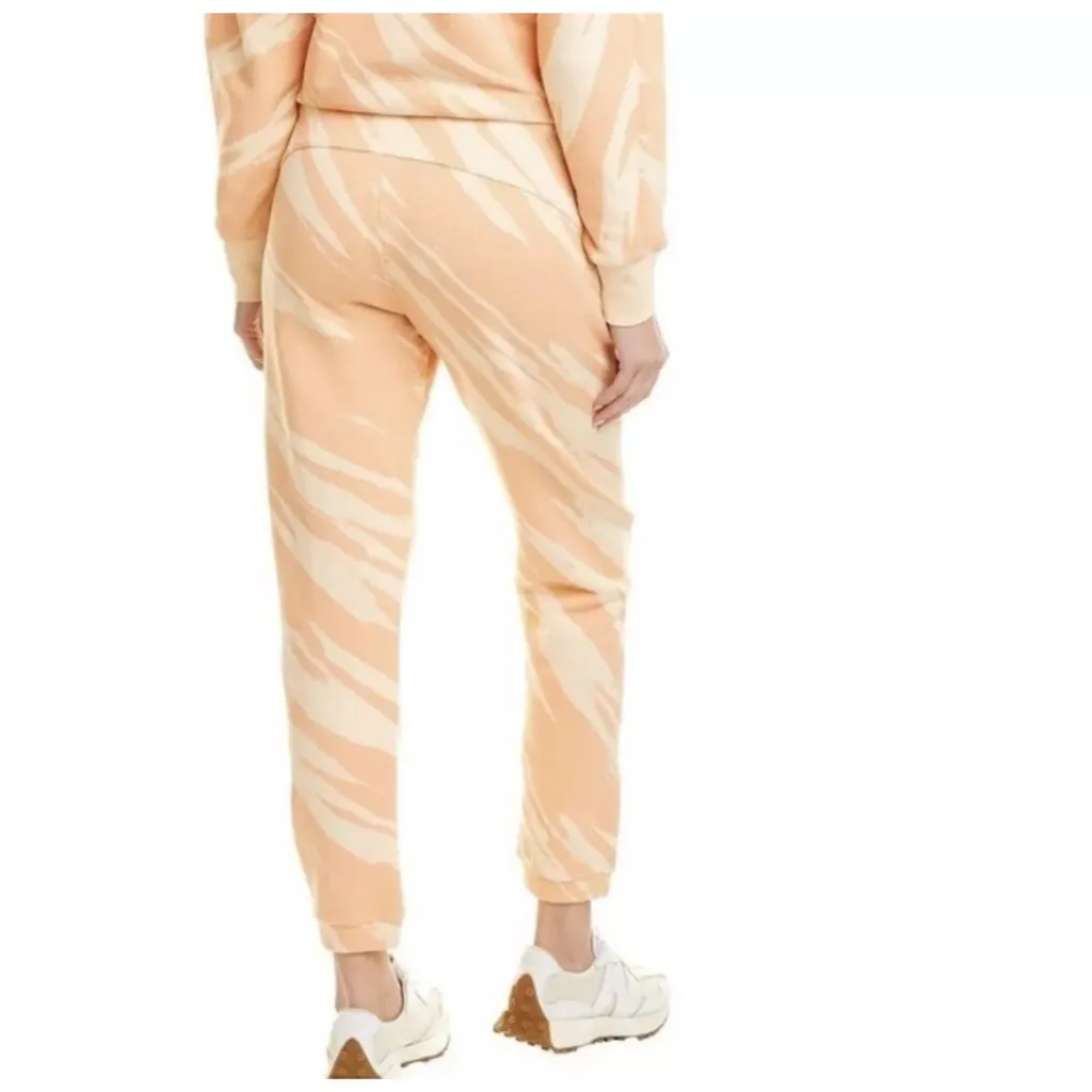 SWEATY Betty Essentials Orange Striped Sweatshirt Size Medium NEW - Image 4