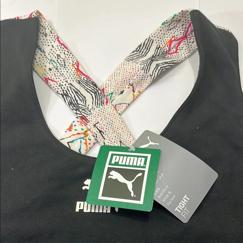 Puma Black Sports Bra - Image 6