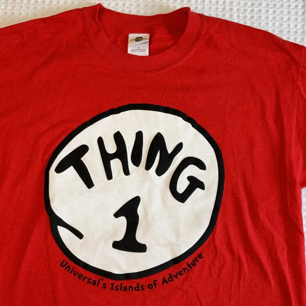 Universal Red Thing 1 DR.SEUSS Adult Short Sleeve T - Image 3