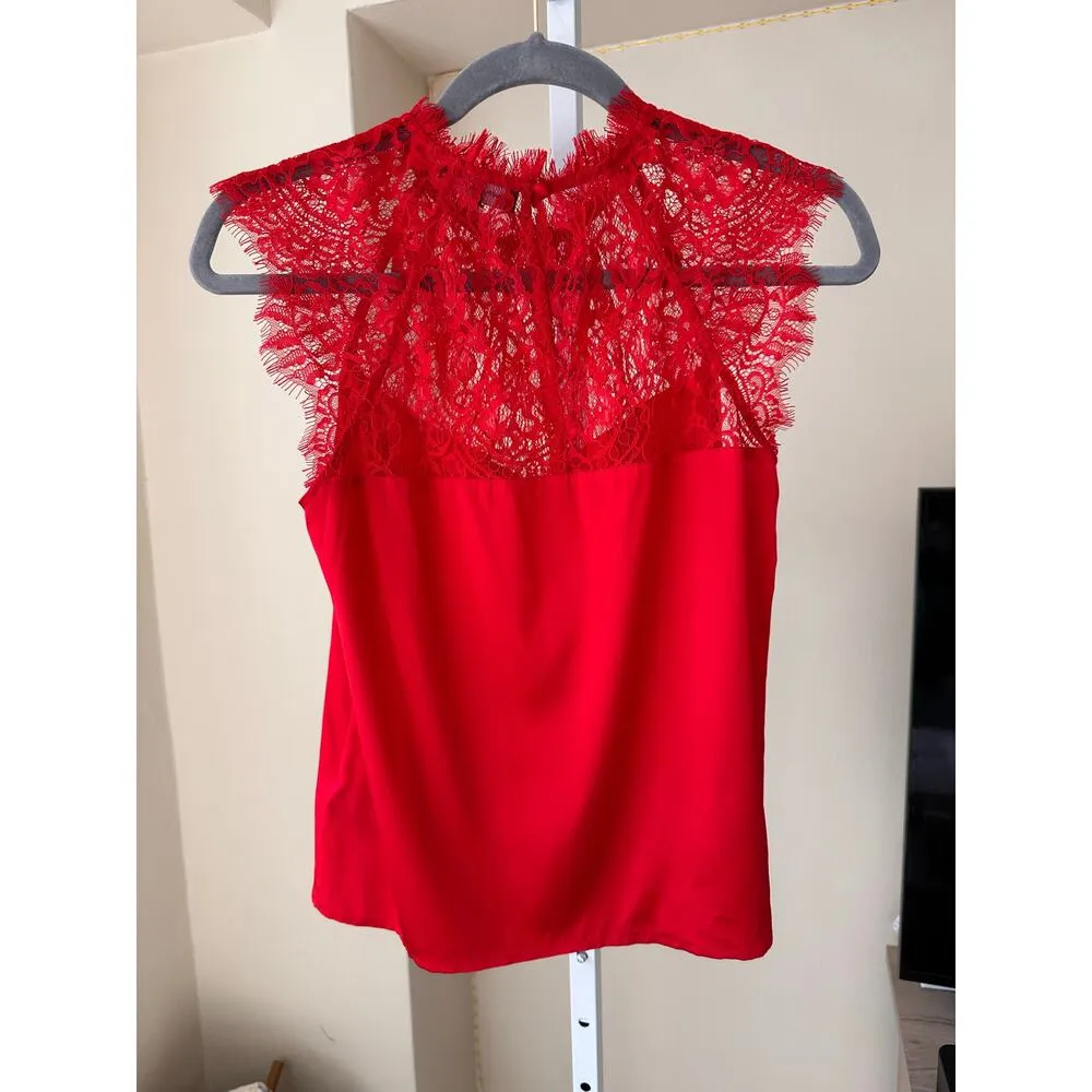 Generation Love Annalise Top Fiery Red size XS - Image 2