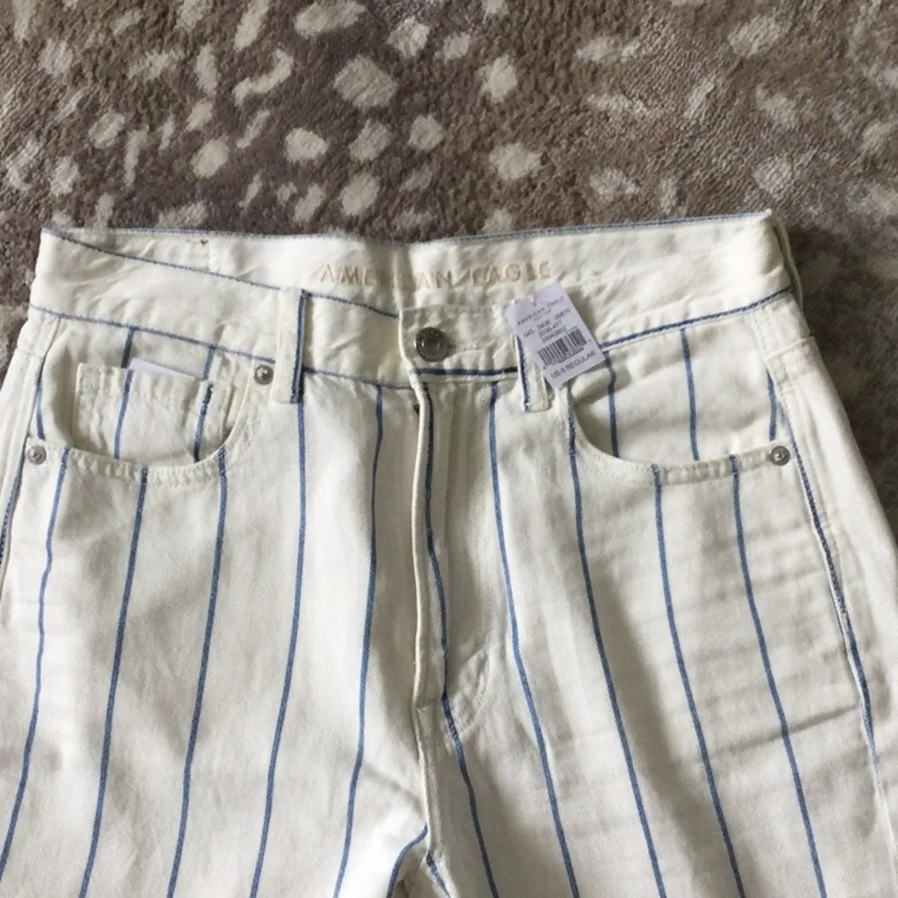 American Eagle striped Mom jeans size 6 NWT - Image 3