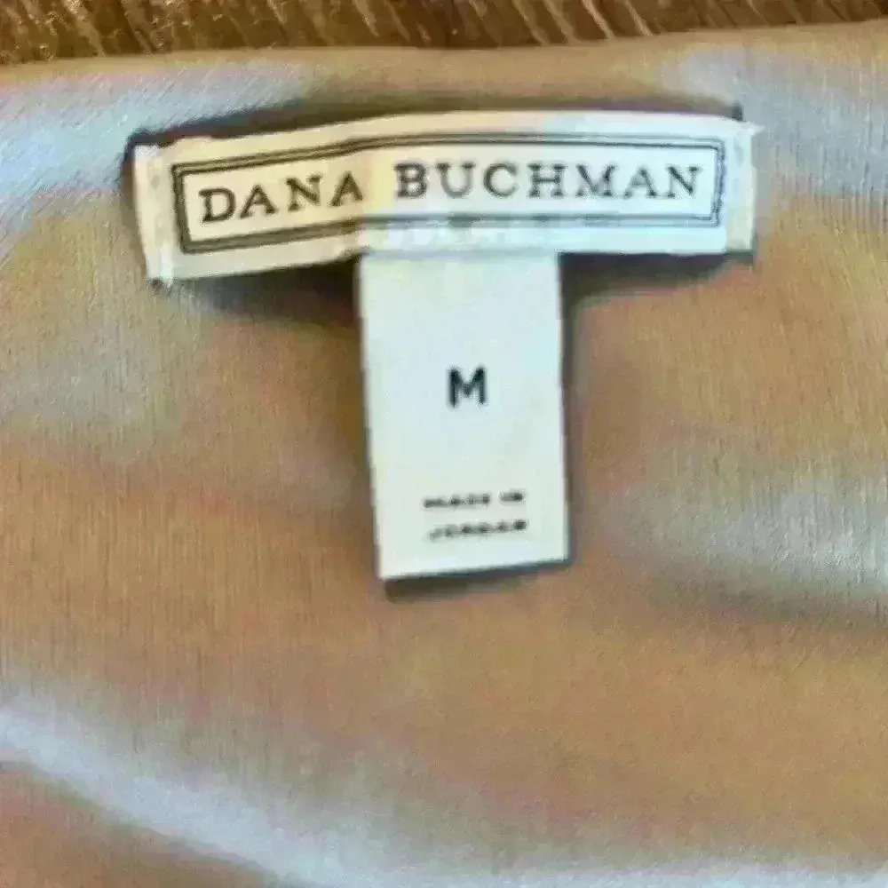 NWT Dana Buchman Beige Taupe Lace Tank Top Shell Sleeveless romantic Size Medium - Image 4