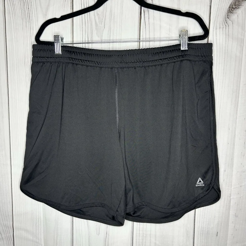 Reebok Athletic 7" Shorts Womens Sz XL Pull-on Black Lot of 2 - Image 5