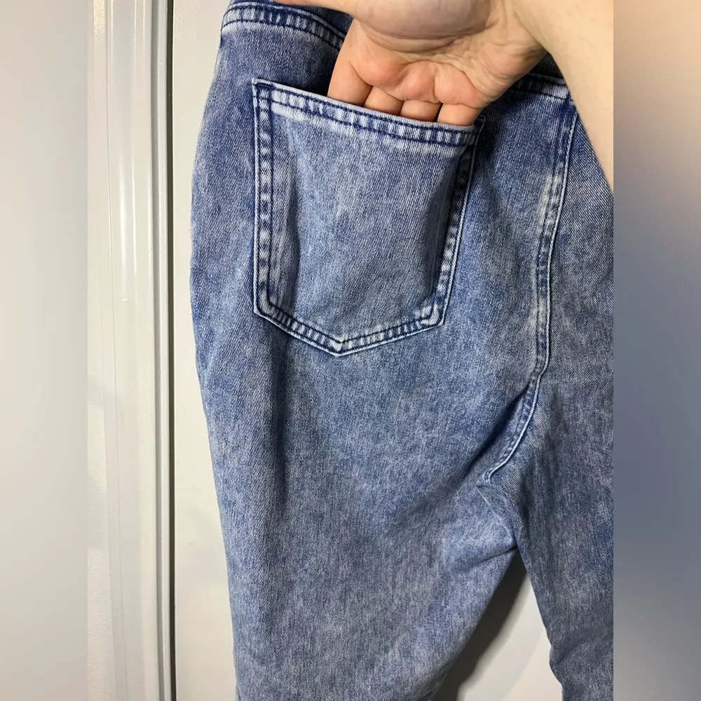 Time and Tru Faux Denim Acid Wash Stretchy Pockets Jeggings Leggings  Sz XXL - Image 8