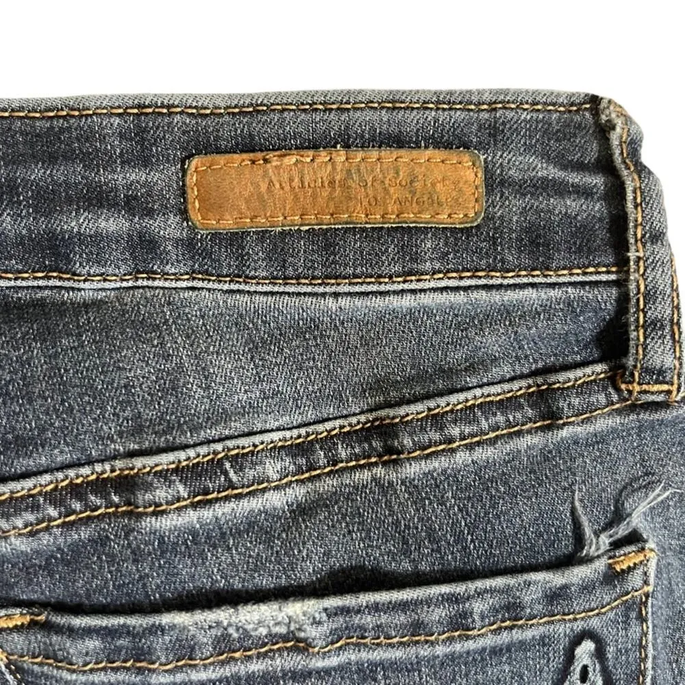 Articles of Society Womens Mid-High Rise Skinny Size 25 Medium Wash Denim Jeans - Image 6