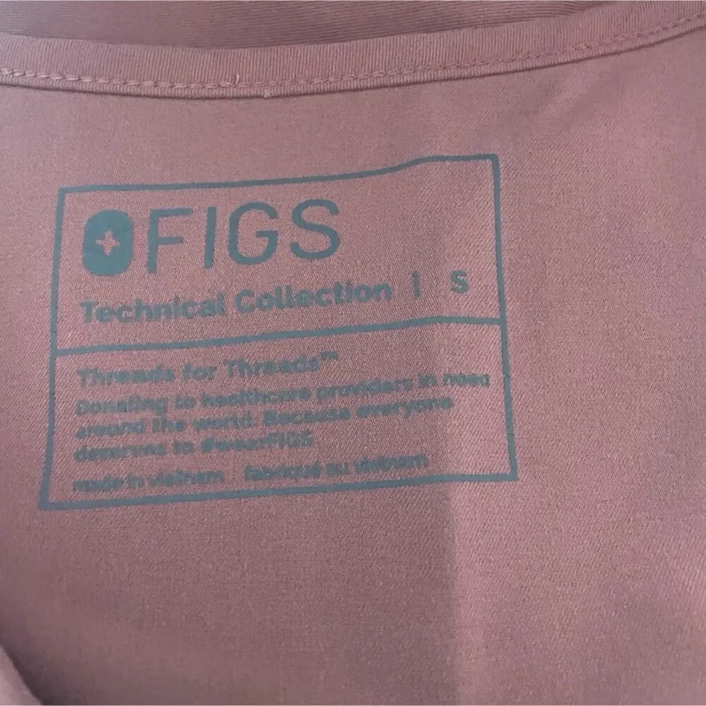 FIGS Size Small Scrub Top Medical Uniform Nurse Doctor Healthcare - Image 5