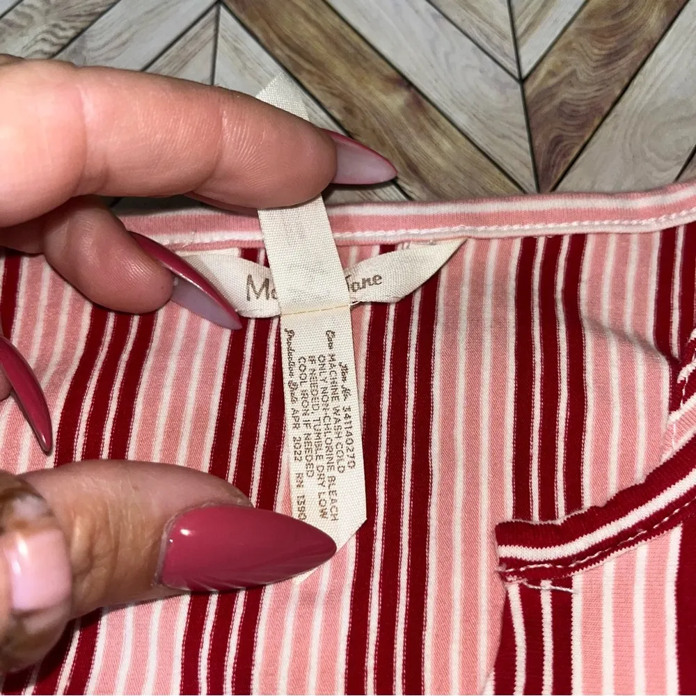 MATILDA JANE Heart To Heart Bookworm Striped Maxi Long Dress Sz Small Mommy & Me - Image 4