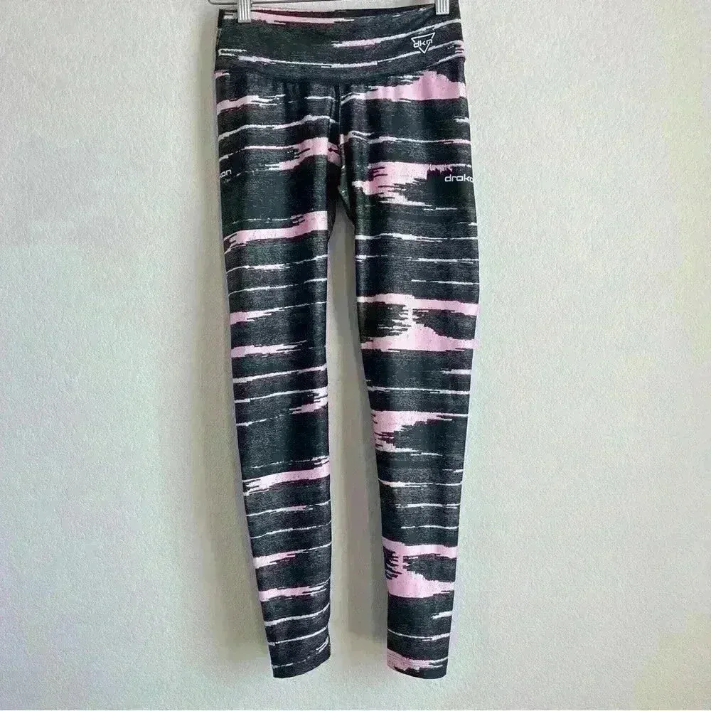 Drakon Colombian Workout‎ High Waisted Leggings for Women Compression Tight OS Black Size undefined - Image 5