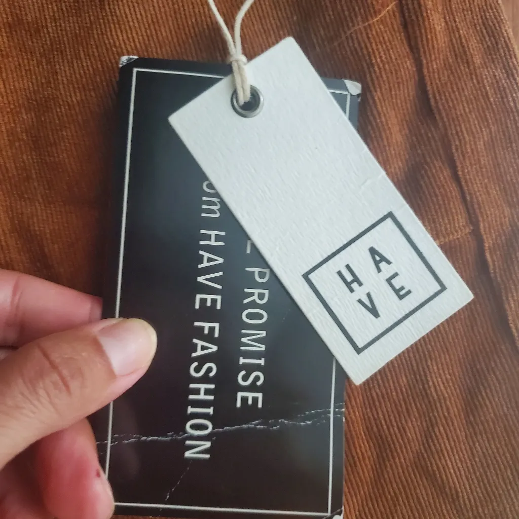 Have Women's High Waist Brown Shortssize Small New With Tags HAVE los Angeles - Image 2