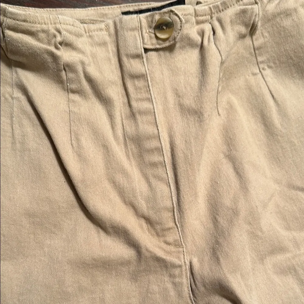 Moda international vintage tan pants size 6 - Image 3