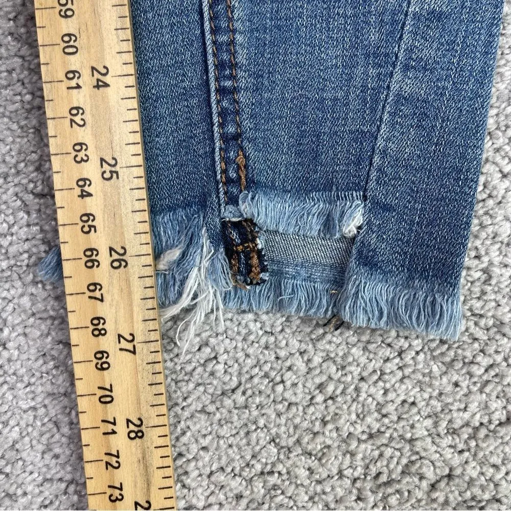 Express Jeans Women’s 2 Blue Ankle Legging High Rise Performance Denim - Image 10