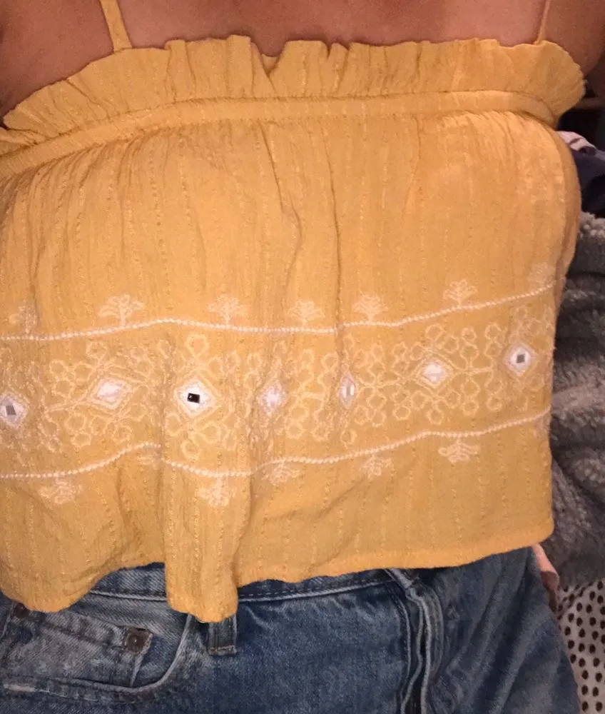 Yellow Crop Top - Image 4