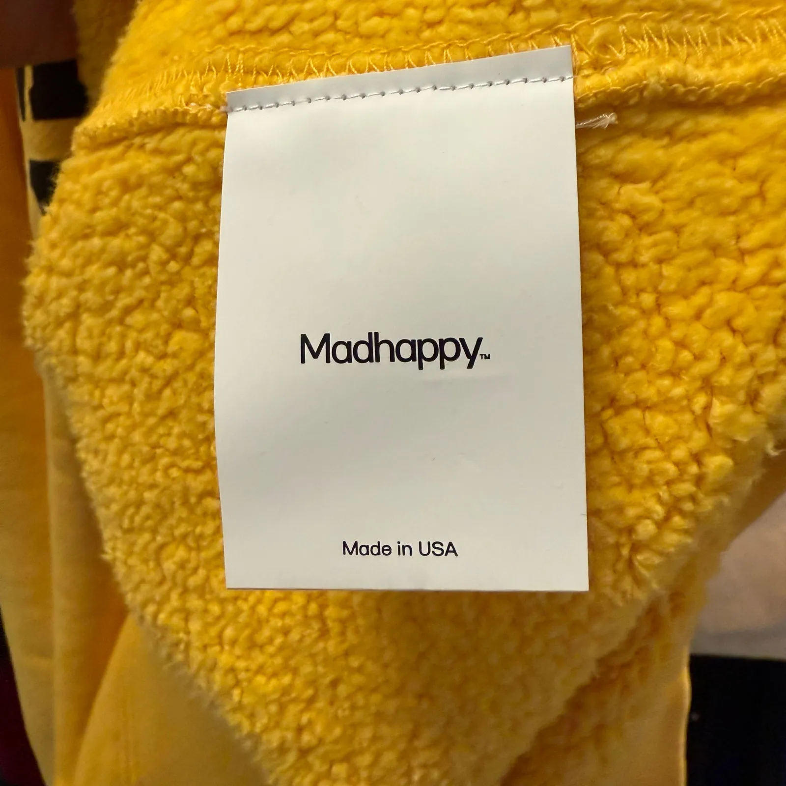 Madhappy Tokyo Exclusive Drop Black Yellow Crewneck Sweatshirt L NWT Sold Out - Image 4