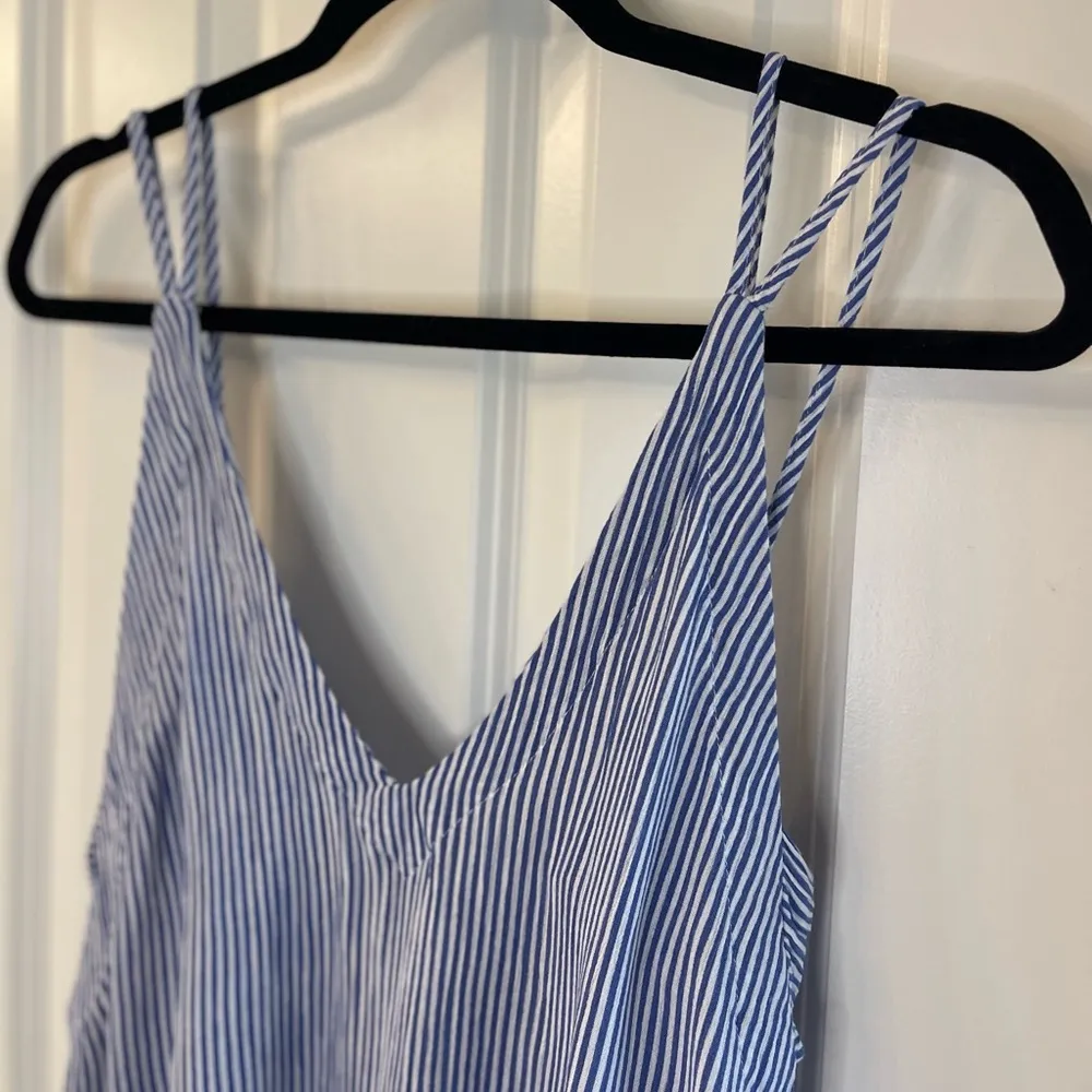 Cute Lulu's tank top blue & white striped - Image 5