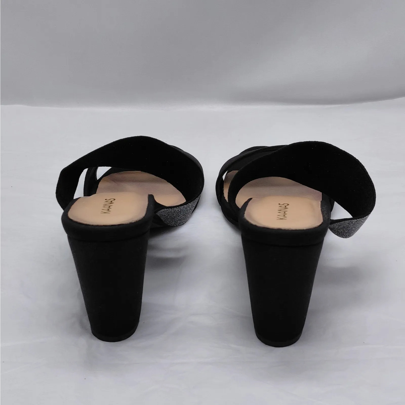 Kaanas Nottingham Womens Strappy Sandal Size 40(US 10M) Quiet Luxury Party Shoes Black - Image 9