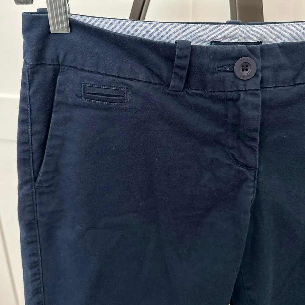 Tommy Hilfiger Navy Blue Flat Front Chino Golf Bermuda Shorts Size 4 - Image 2