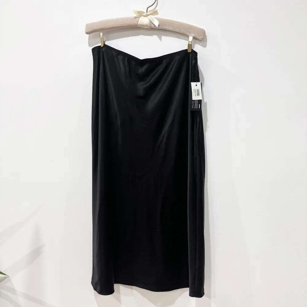 JOSEPH Isaak silk-satin midi skirt - Image 8