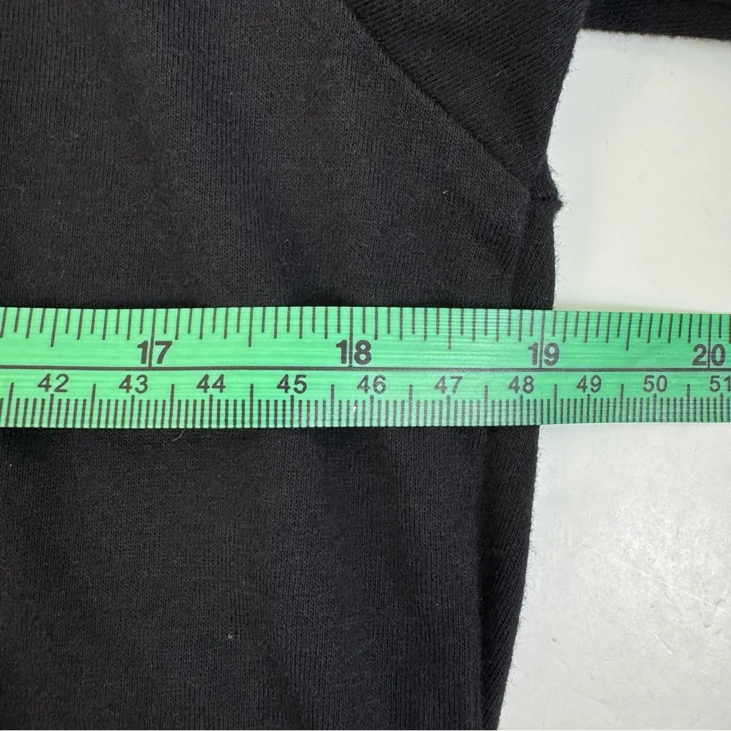 Disney Mickey Mouse Halloween Skeleton X-Ray Long Sleeve Tee Shirt Black Large - Image 8