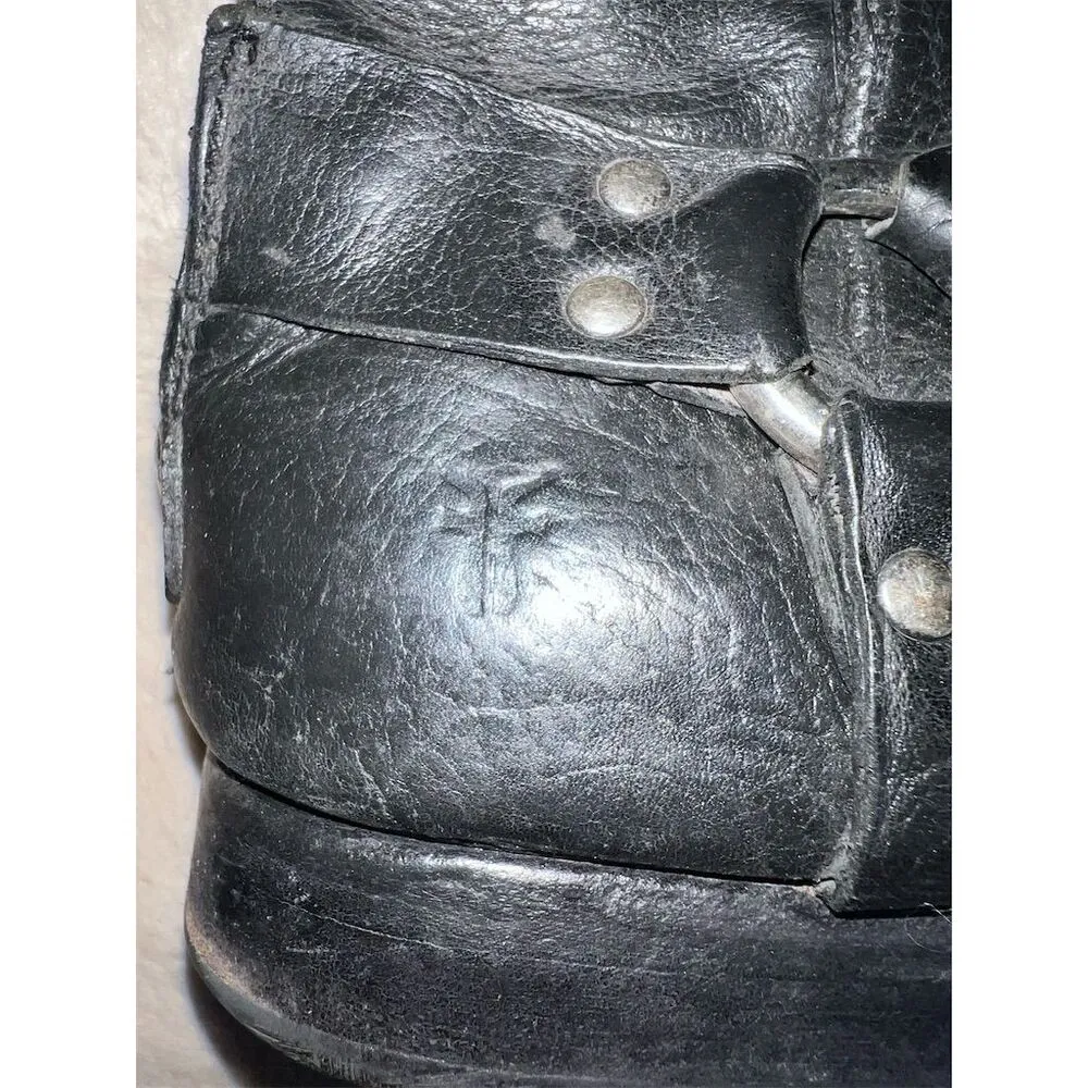 Frye Women's Phillip Harness Tall Riding Boots Black Size 8 B - Image 3