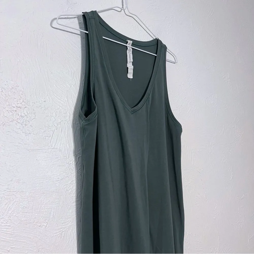 LULULEMON- Knot A Problem Tank Graphite Green Athletic Training Workout Top SZ 6 - Image 7