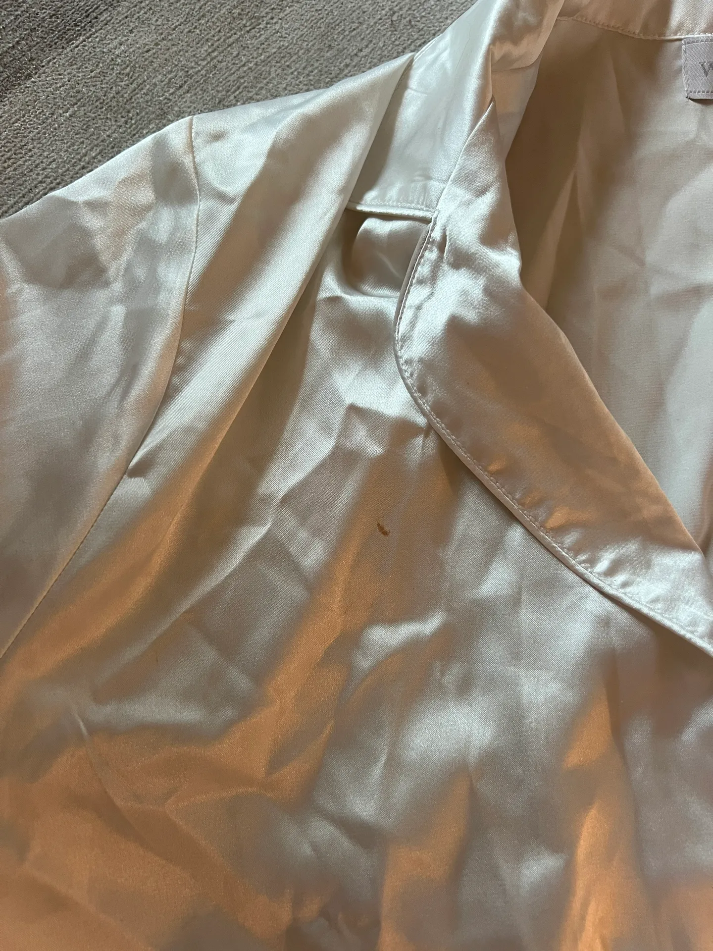 Silk White Pajamas - Image 4