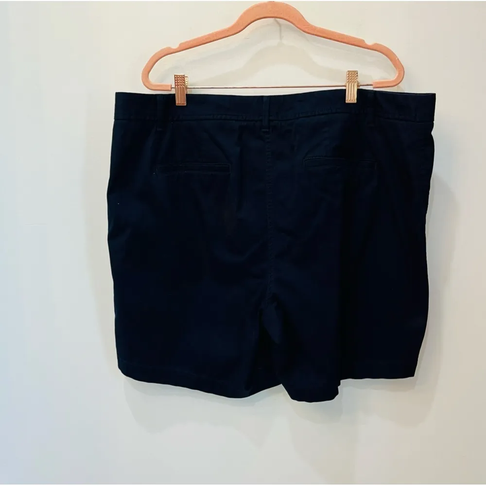 Talbots Relaxed Chino Short Size 16W Navy Blue plus - Image 2