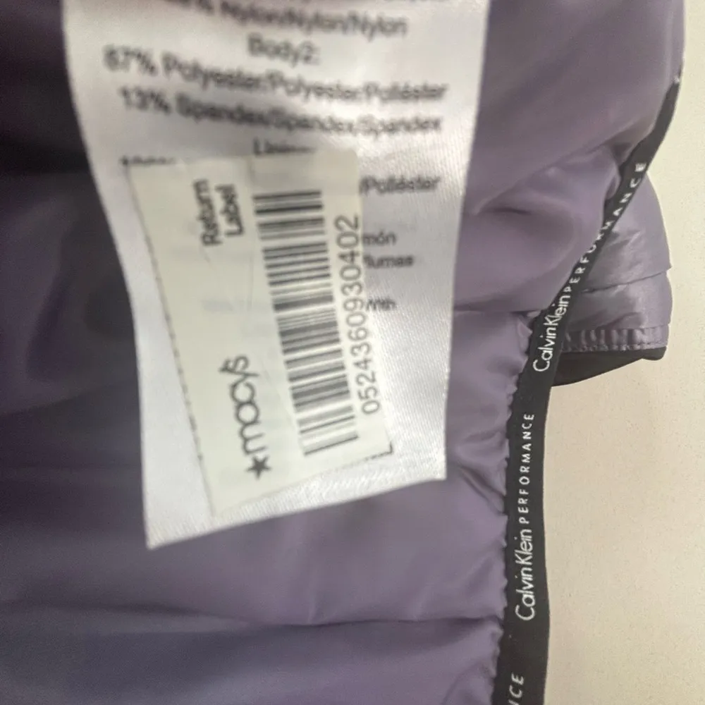 Calvin Klein S Performance Down Feathers Lavender Puffer Jacket Vest - Image 14
