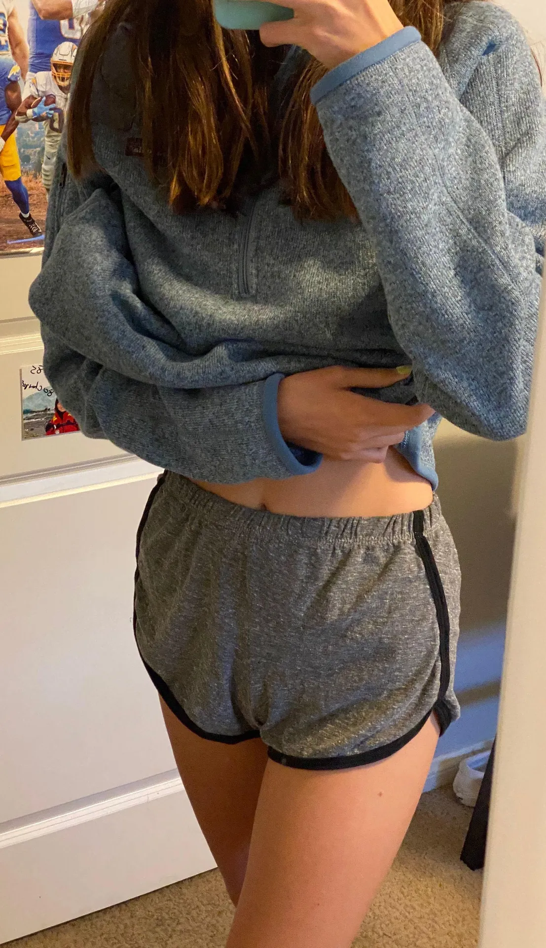 Brandy Melville Gray Lisette Shorts - Image 3