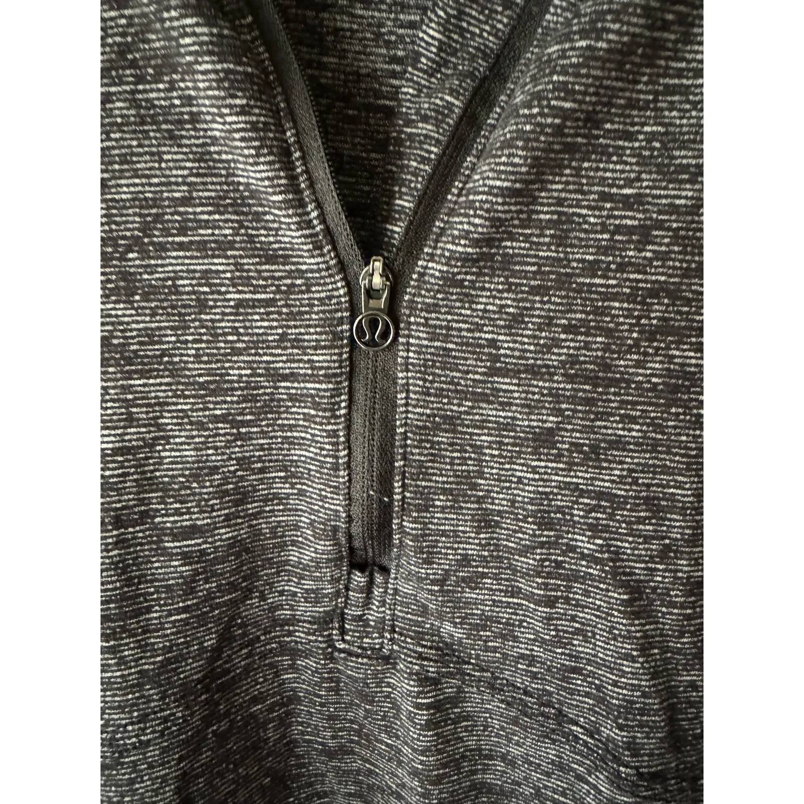 Lululemon Dark Gray Half Zipper Sweatshirt Size 8 - Image 2