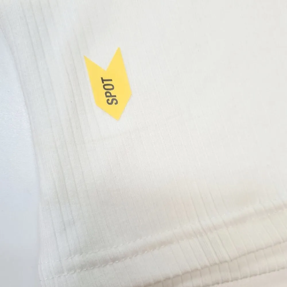 Superdown Jocelyn Button Tee in White XS - Image 8