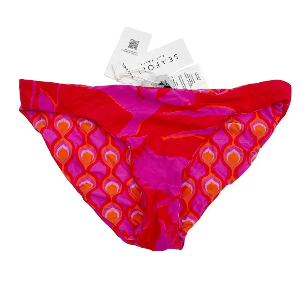 Seafolly Australia Reversible Hipster Bikini Bottom Size US 4 NEW with tags! - Image 4