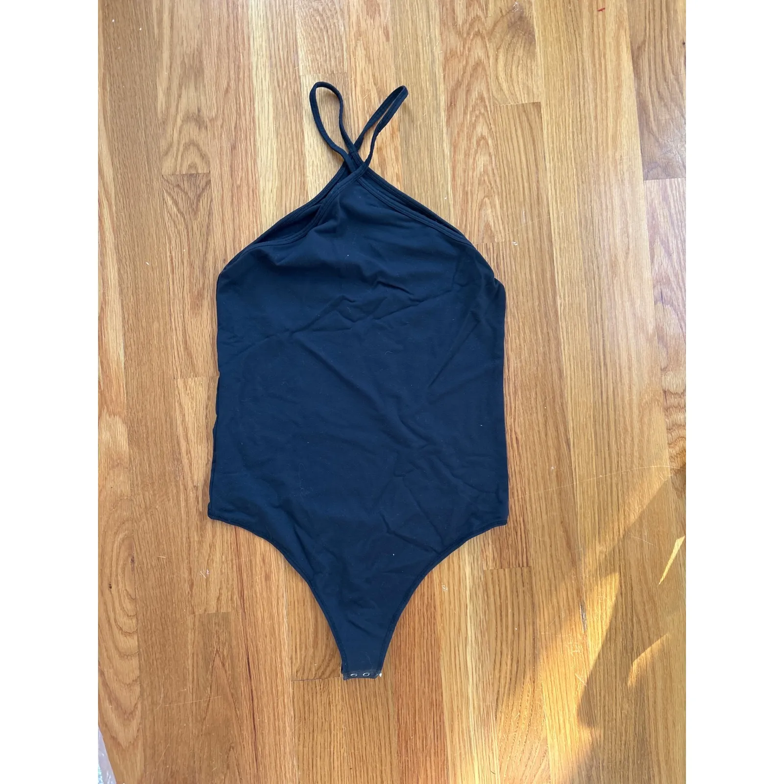 Abercrombie Fitch Set Ribbed Knit Tank Bodysuits Green Black Size S - Image 4