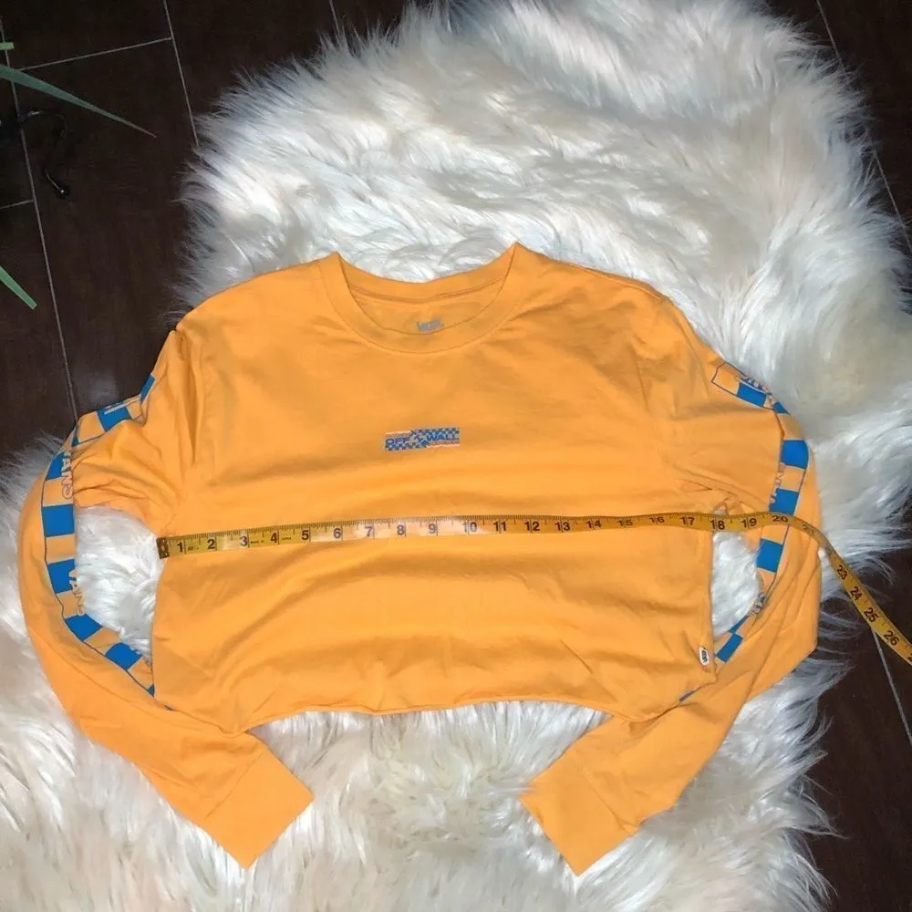 Vans Highway Long Sleeve Crop Tee XS - Image 9
