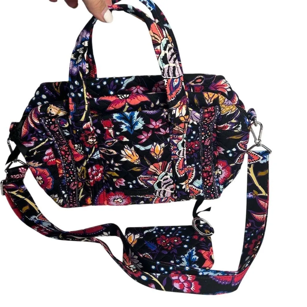 Vera Bradley Foxwood Shoulder Bag with Matching Pouch Multicolor - Image 16
