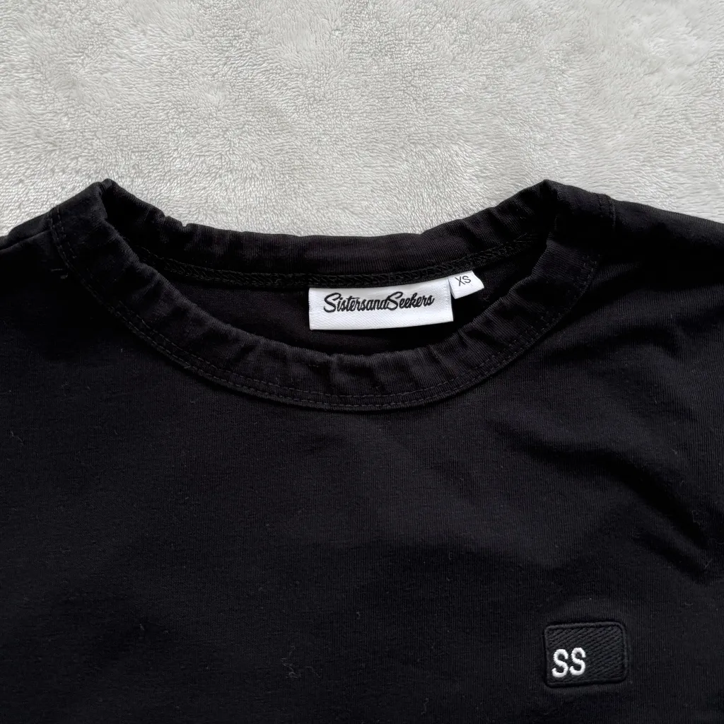 Basic Baby Top in Black Sisters and Seekers Size XS - Image 3