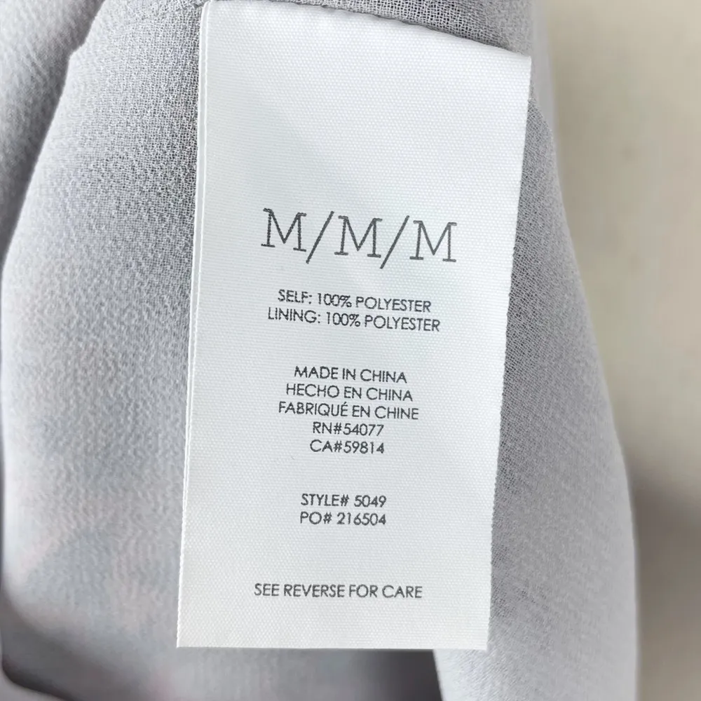 5049 Fresco Slip Dress Size Medium Pastel Purple Abstract Print Spring Boho - Image 8