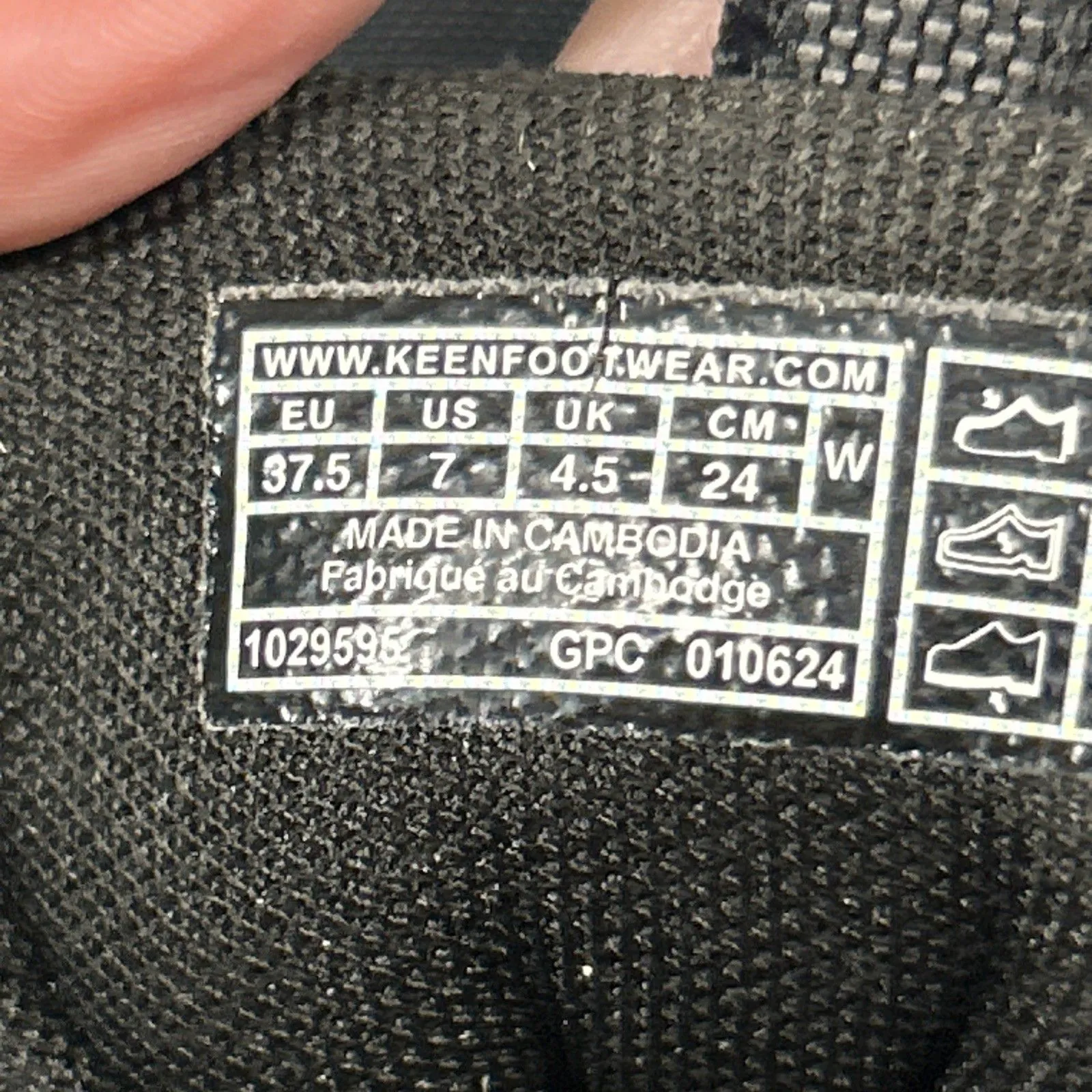 Keen KS86 Shoes Womens 7 Black Birch Leather Low Top Trail Running Black Sneaker - Image 7