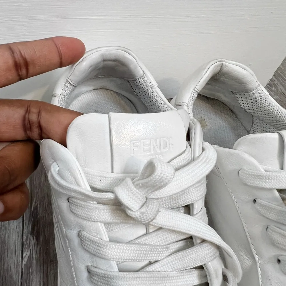 Fendi Leather Trainers - Image 4